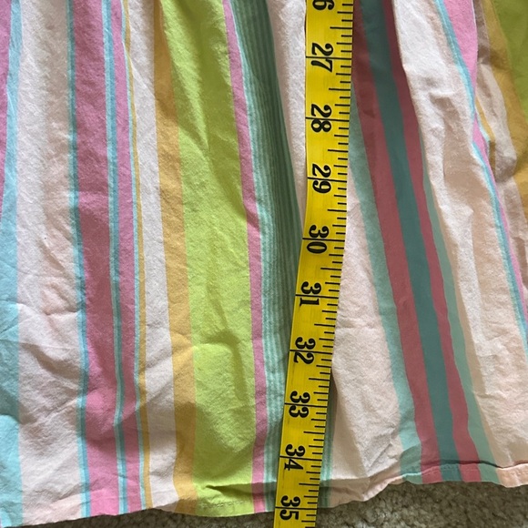 RAILS Carmen Guava Striped Multicolor Smocked Mini Dress Size Small Sundress - Picture 9 of 9